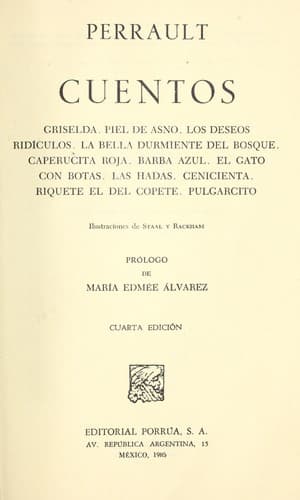 Portada de Cuentos de Perrault