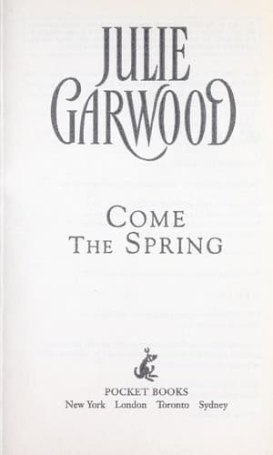 Portada de Come the Spring