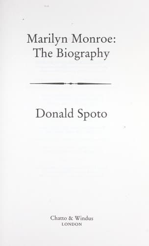 Portada de Marilyn Monroe