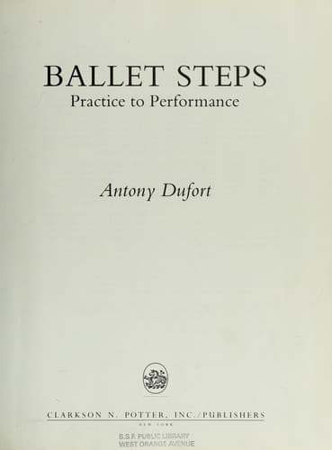 Portada de Ballet steps
