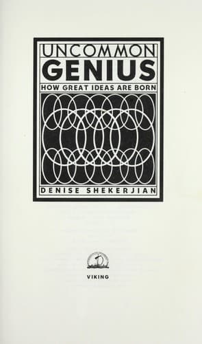 Portada de Uncommon genius