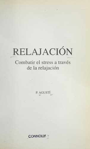 Portada de Relajación