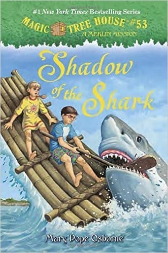 Portada de Shadow of the Shark (Magic Tree House #53)