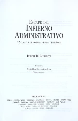 Portada de Escape del infierno administrativo
