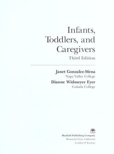 Portada de Infants, toddlers, and caregivers
