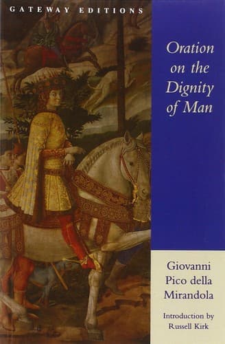 Portada de Oration on the dignity of man