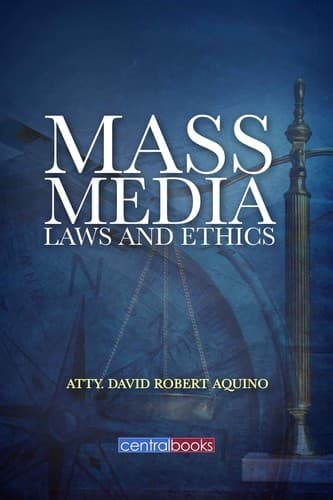 Portada de Mass Media Laws and Ethics