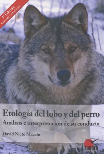 Portada de Etología del lobo y del perro