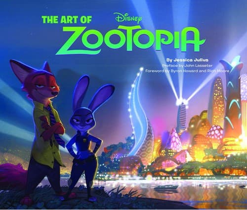 Portada de The Art of Zootopia