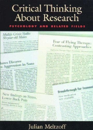 Portada de Critical thinking about research