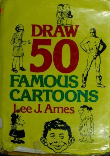 Portada de Draw 50 famous cartoons
