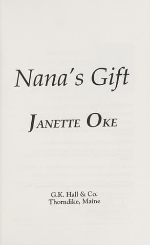 Portada de Nana's gift