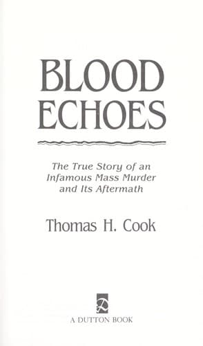 Portada de Blood echoes