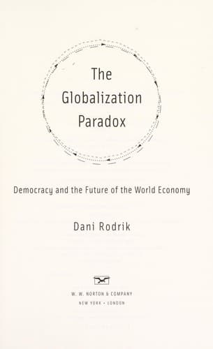 Portada de The globalization paradox