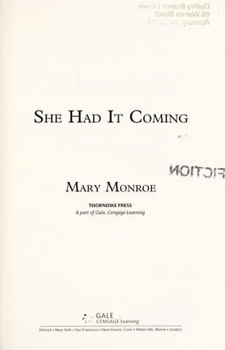 Portada de She had it coming