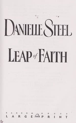 Portada de Leap of faith