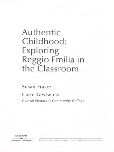 Portada de Authentic childhood