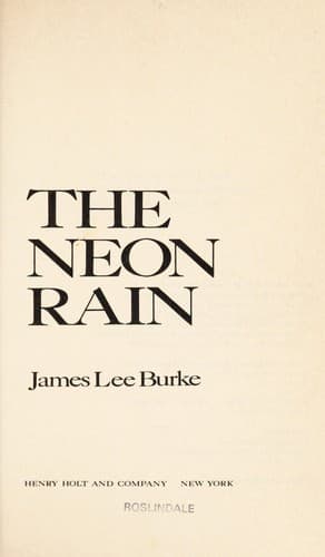 Portada de The neon rain
