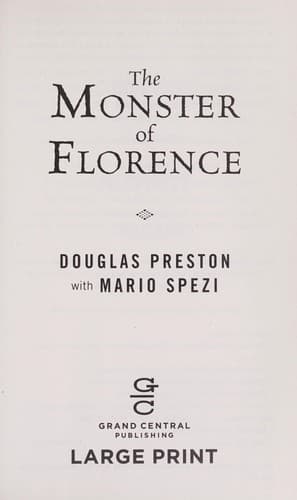 Portada de The Monster of Florence