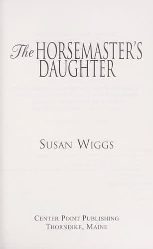 Portada de The horsemaster's daughter