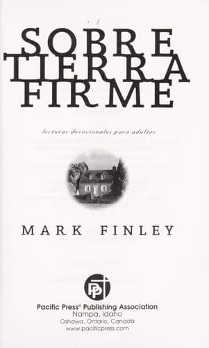 Portada de Sobre tierra firme
