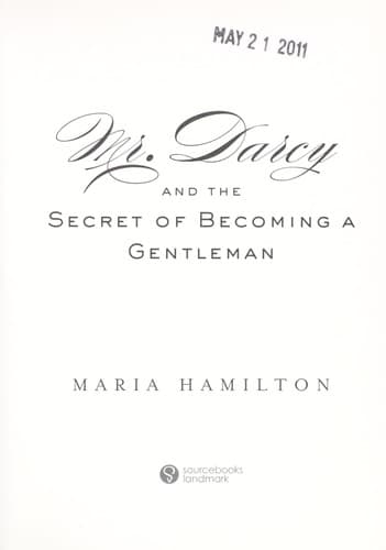 Portada de Mr. Darcy and the secret of becoming a gentleman