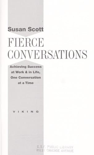 Portada de Fierce conversations
