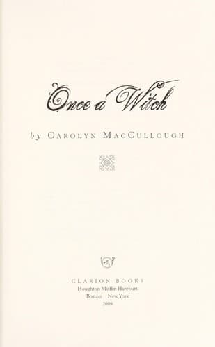 Portada de Once a witch