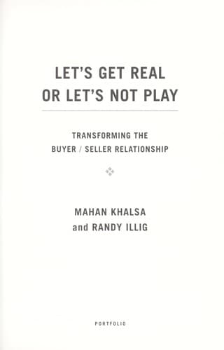 Portada de Let's get real or let's not play