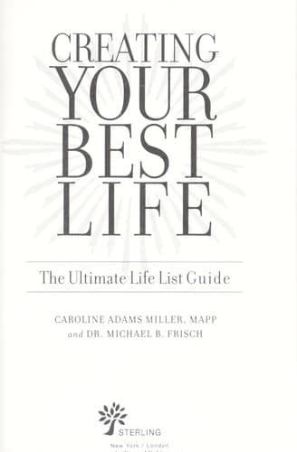 Portada de Creating your best life