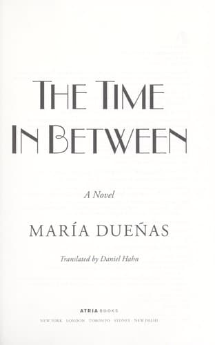 Portada de The time in between
