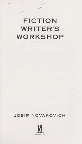 Portada de Fiction writer's workshop