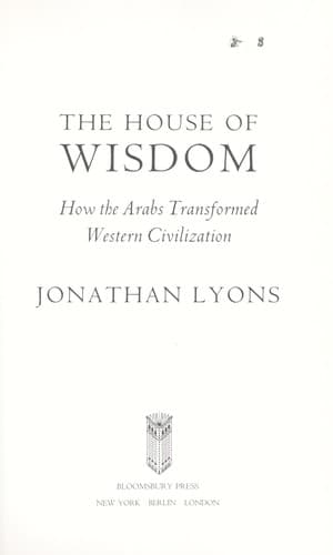 Portada de The house of wisdom