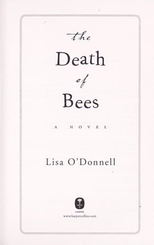 Portada de The death of bees