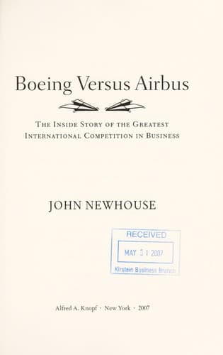 Portada de Boeing versus Airbus