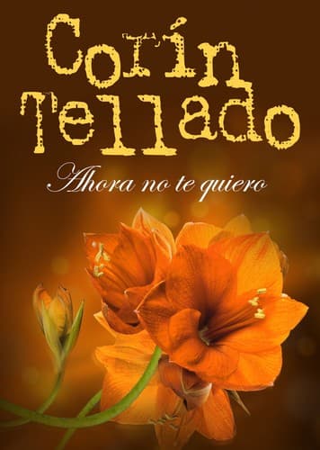 Portada de Ahora no te quiero