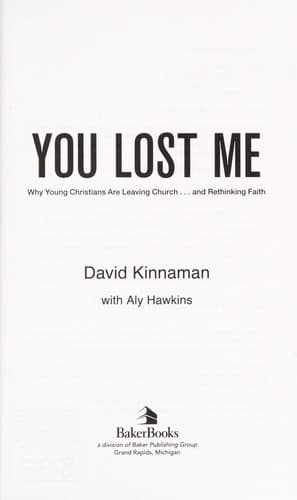Portada de You lost me
