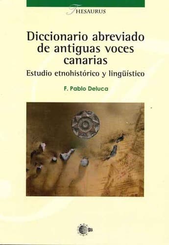 Portada de Diccionario abreviado de antiguas voces canarias