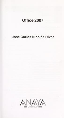 Portada de Office 2007