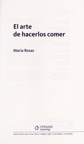 Portada de El arte de hacerlos comer