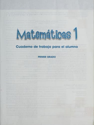 Portada de Matema ticas 1