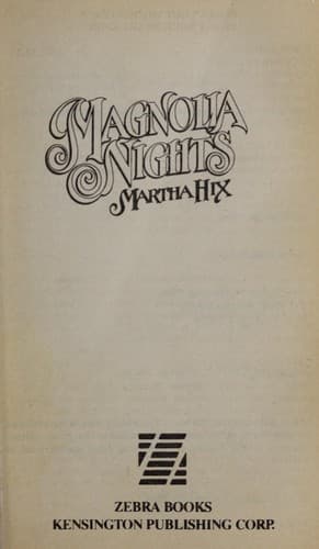 Portada de Magnolia nights