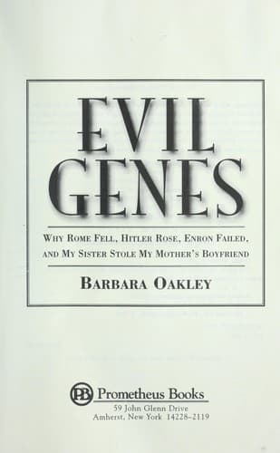 Portada de Evil Genes