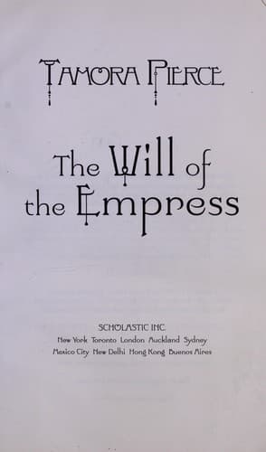 Portada de The will of the empress