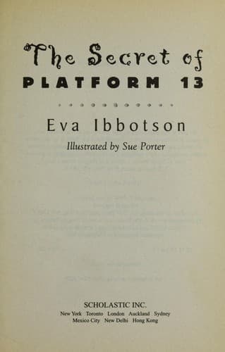 Portada de The secret of platform 13