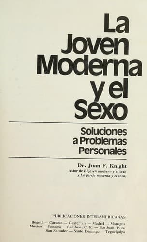 Portada de La joven moderno y el sexo