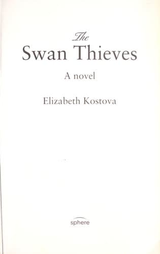 Portada de The swan thieves