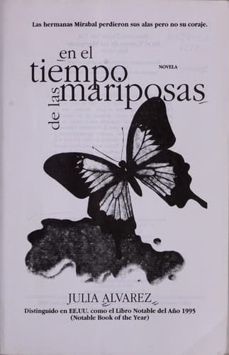 Portada de En el tiempo de las mariposas