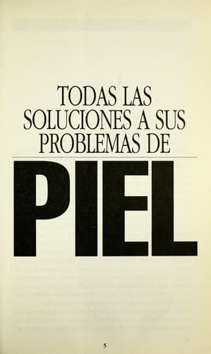 Portada de Todas las soluciones a sus problemas de piel