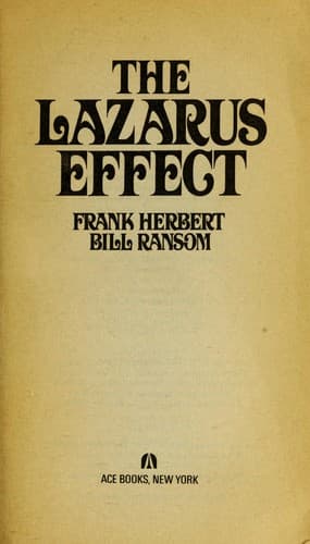 Portada de The Lazarus Effect